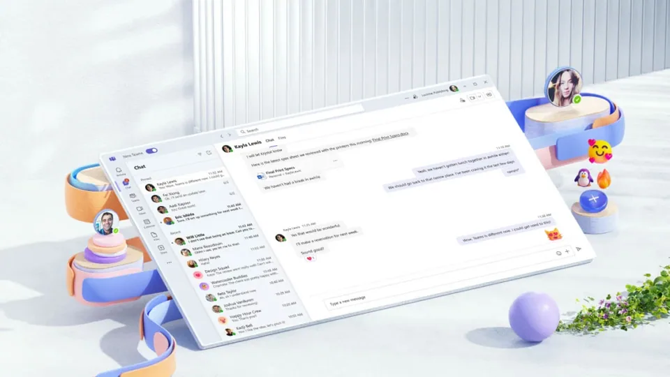 Giao diện Microsoft Teams minh họa khả năng cộng tác trong Microsoft 365 và Office 365